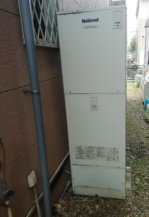 エコキュートからエコキュートに入れ替え